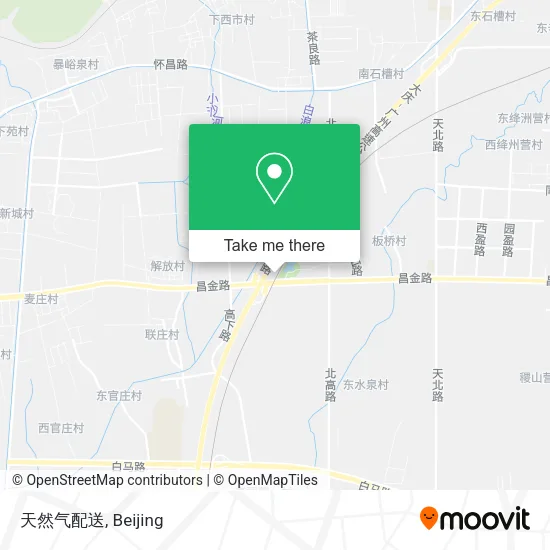 天然气配送 map