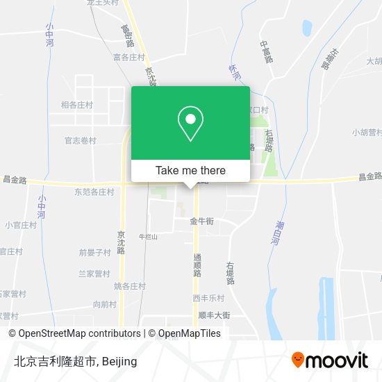 北京吉利隆超市 map