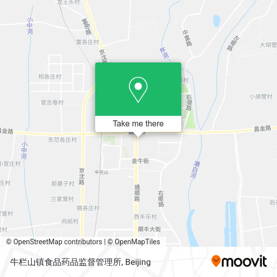 牛栏山镇食品药品监督管理所 map