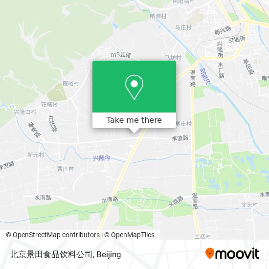 北京景田食品饮料公司 map