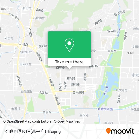 金晔四季KTV(昌平店) map