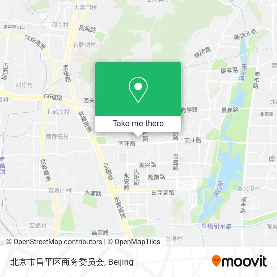 北京市昌平区商务委员会 map