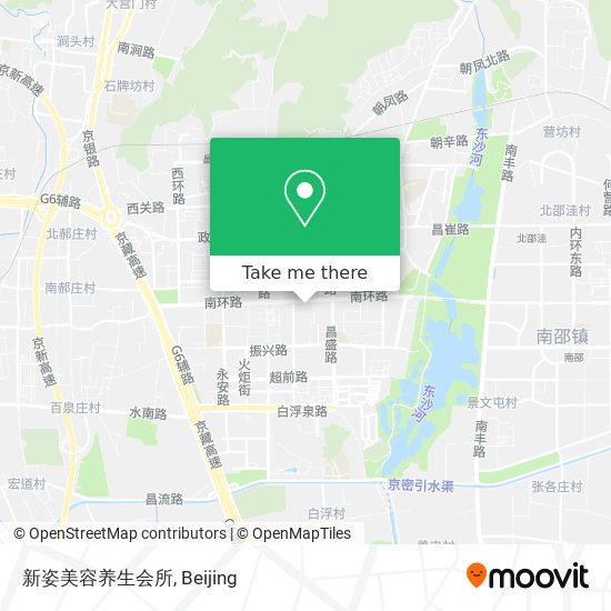 新姿美容养生会所 map