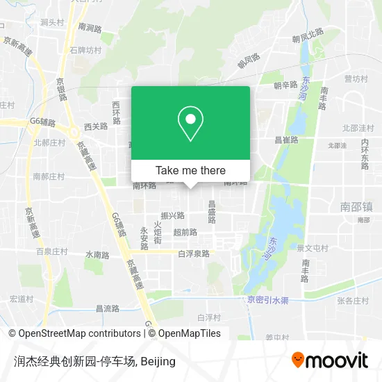 润杰经典创新园-停车场 map