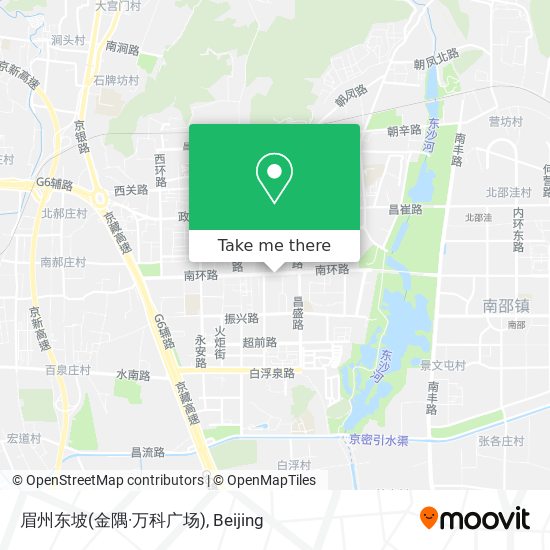 眉州东坡(金隅·万科广场) map