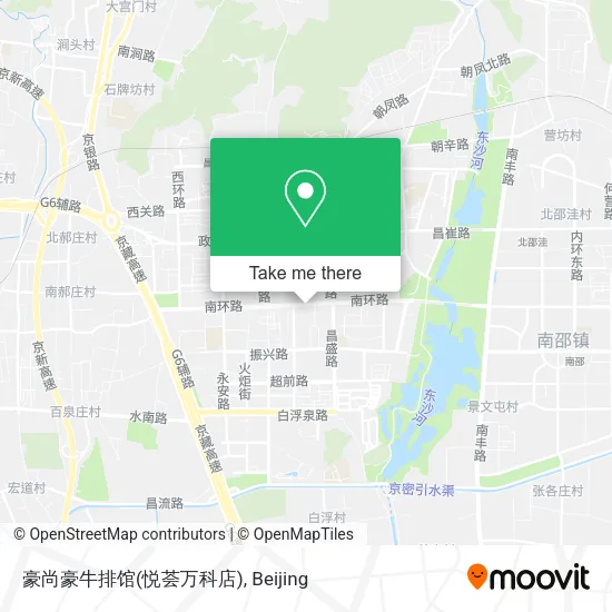 豪尚豪牛排馆(悦荟万科店) map