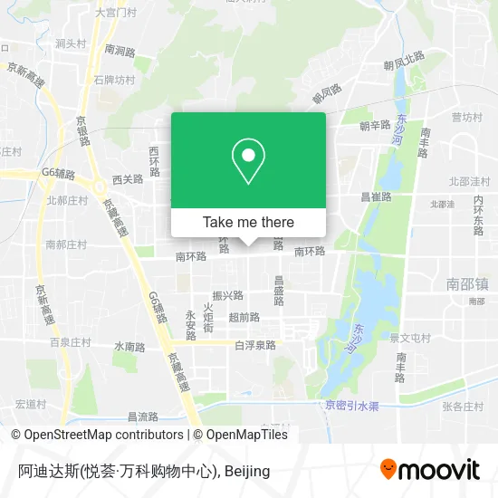 阿迪达斯(悦荟·万科购物中心) map