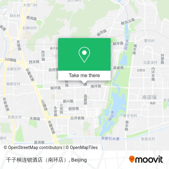 千子桐连锁酒店（南环店） map