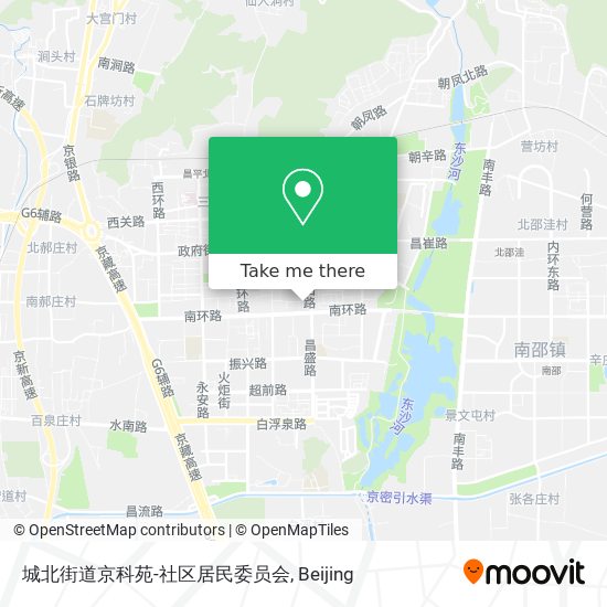 城北街道京科苑-社区居民委员会 map