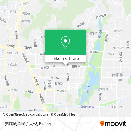 盛满城羊蝎子火锅 map