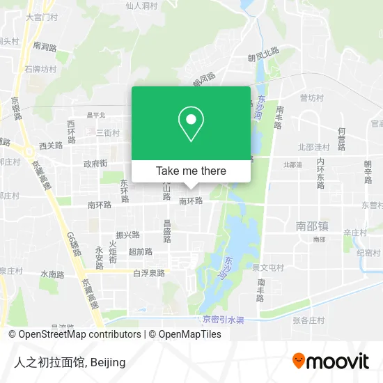 人之初拉面馆 map