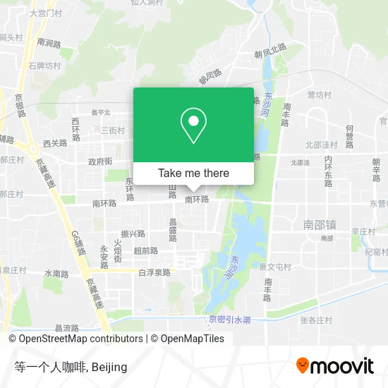 等一个人咖啡 map