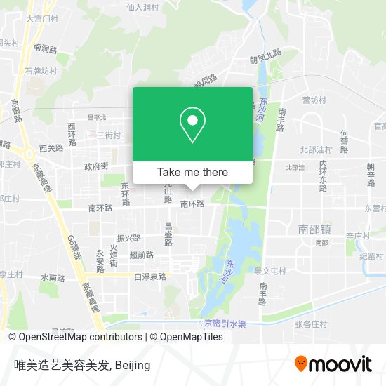 唯美造艺美容美发 map