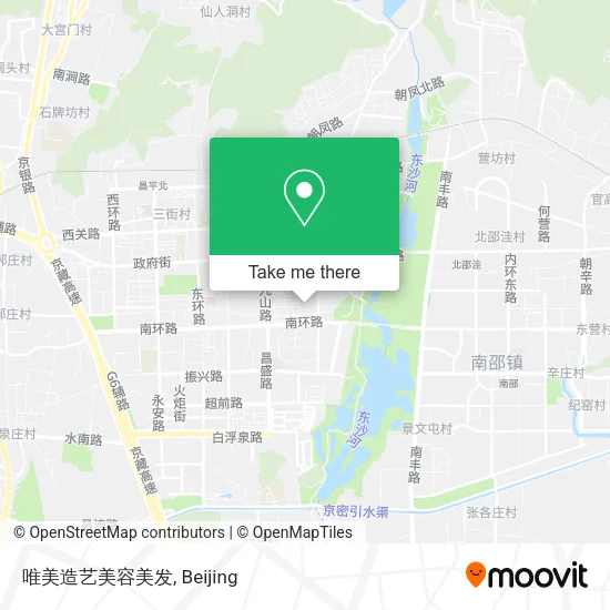 唯美造艺美容美发 map