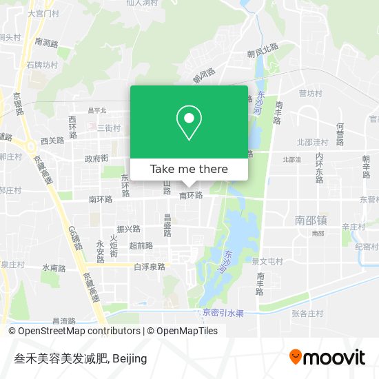 叁禾美容美发减肥 map