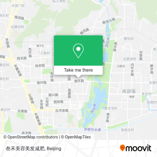 叁禾美容美发减肥 map