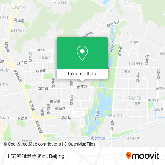 正宗河间老焦驴肉 map