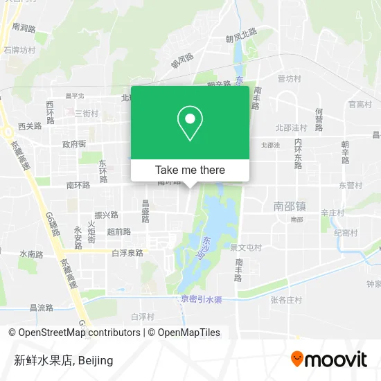 新鲜水果店 map