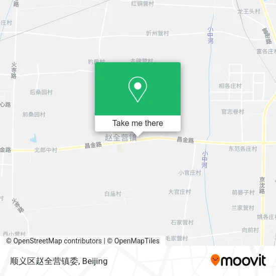 顺义区赵全营镇委 map
