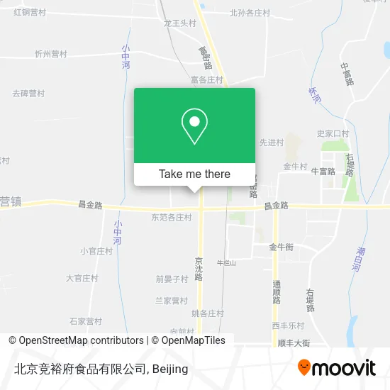 北京竞裕府食品有限公司 map