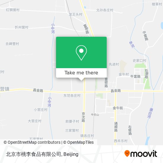 北京市桃李食品有限公司 map