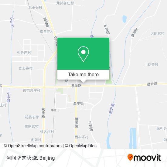 河间驴肉火烧 map