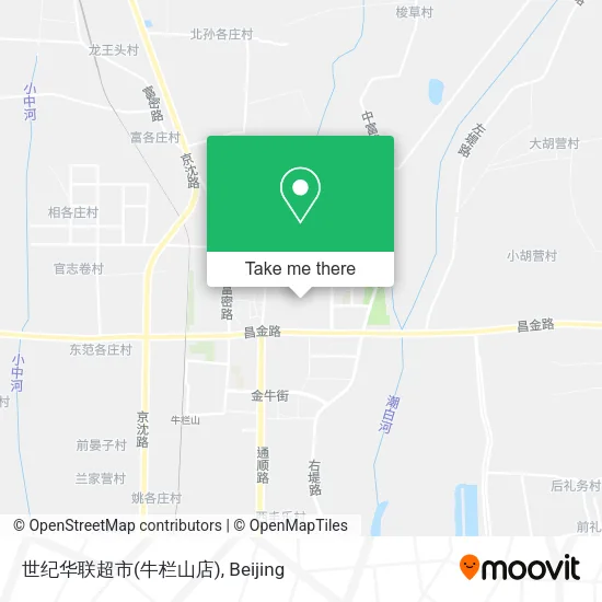 世纪华联超市(牛栏山店) map