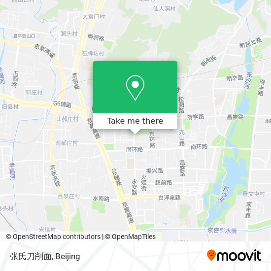 张氏刀削面 map