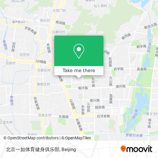 北京一如体育健身俱乐部 map