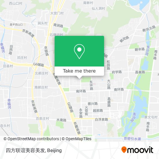 四方联谊美容美发 map