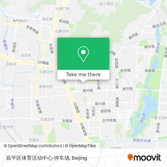 昌平区体育活动中心-停车场 map