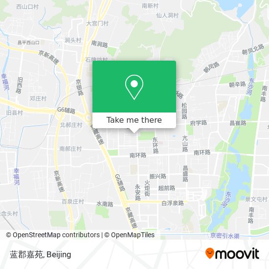 蓝郡嘉苑 map