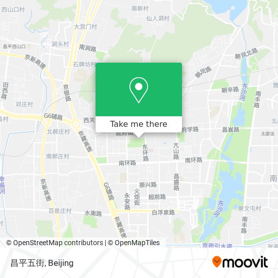 昌平五街 map