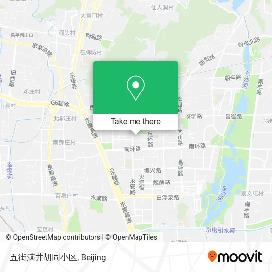 五街满井胡同小区 map