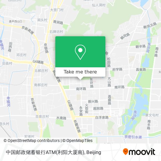 中国邮政储蓄银行ATM(利阳大厦南) map