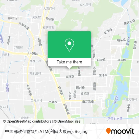中国邮政储蓄银行ATM(利阳大厦南) map