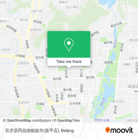 百济堂药品连锁超市(昌平店) map