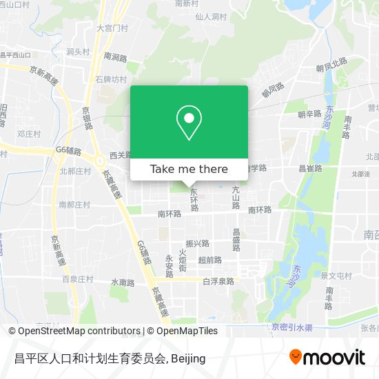 昌平区人口和计划生育委员会 map
