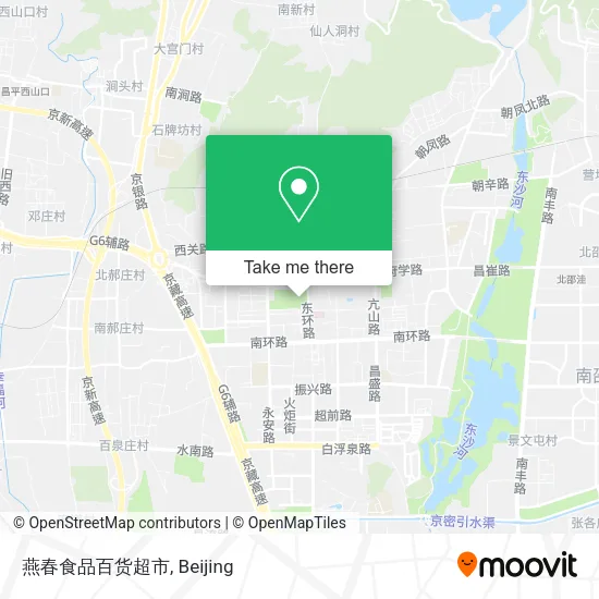 燕春食品百货超市 map