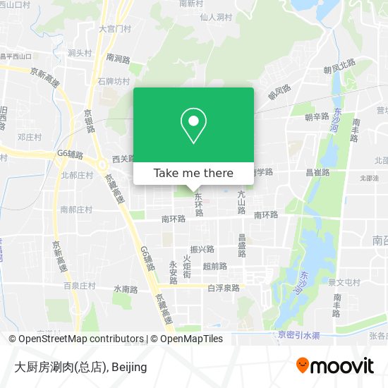 大厨房涮肉(总店) map