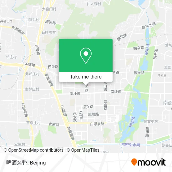 啤酒烤鸭 map