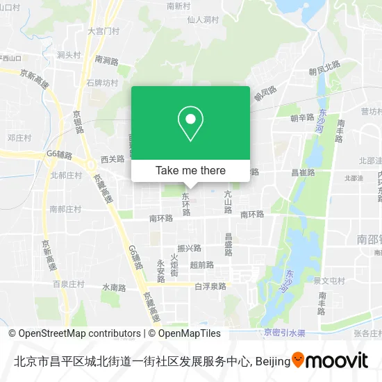 北京市昌平区城北街道一街社区发展服务中心 map