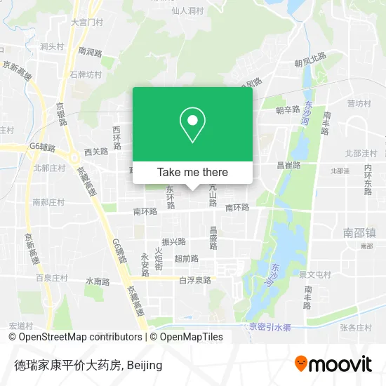 德瑞家康平价大药房 map