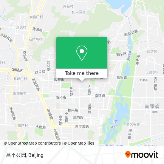昌平公园 map