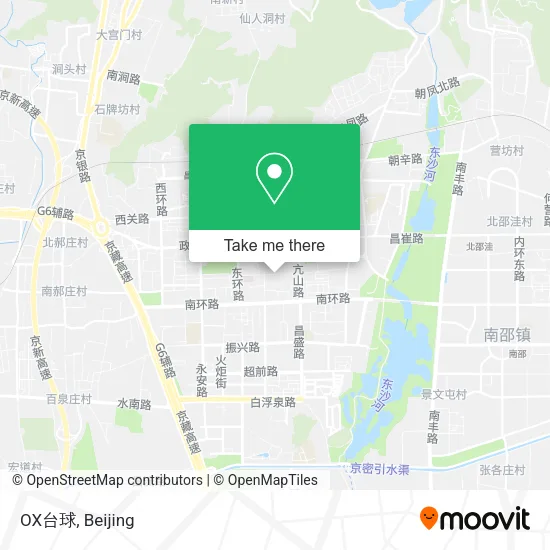 OX台球 map