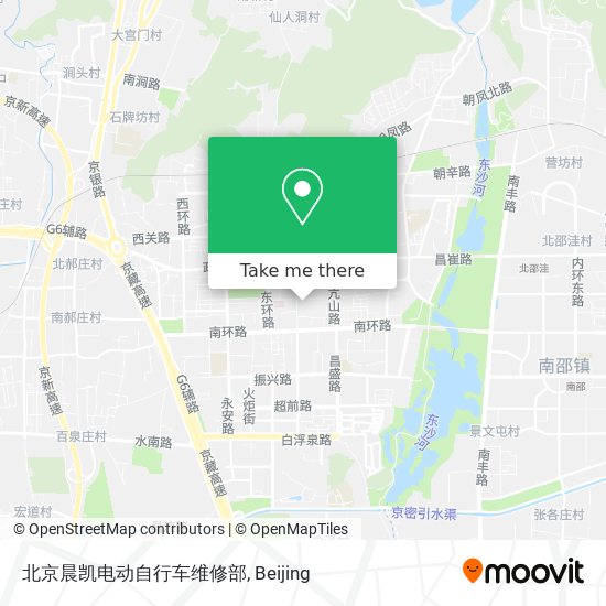 北京晨凯电动自行车维修部 map