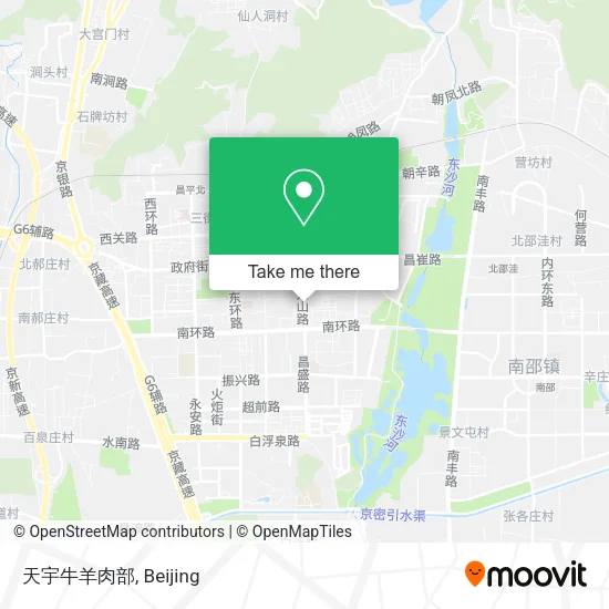 天宇牛羊肉部 map