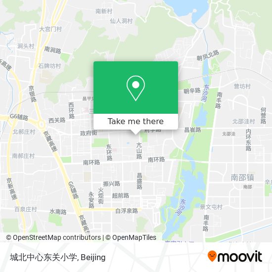 城北中心东关小学 map
