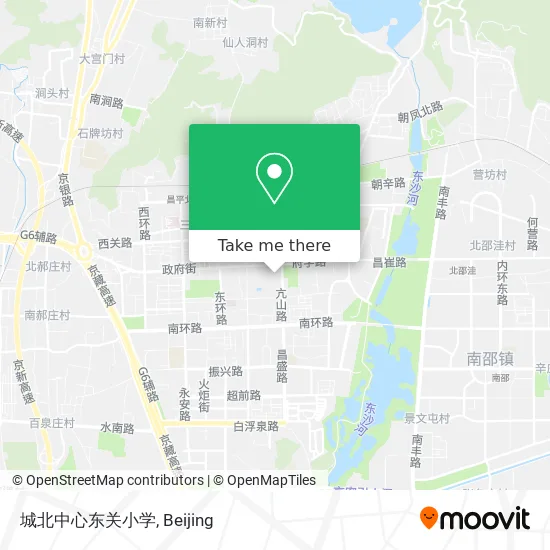 城北中心东关小学 map