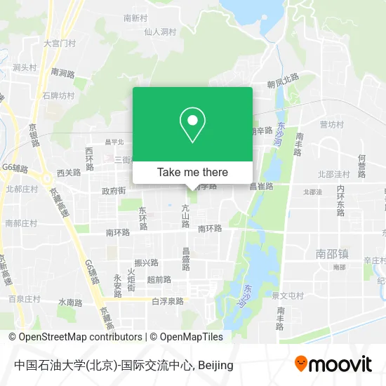 中国石油大学(北京)-国际交流中心 map